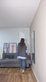 JOGGER CURVI EFECTO DENIM - Imagen 3