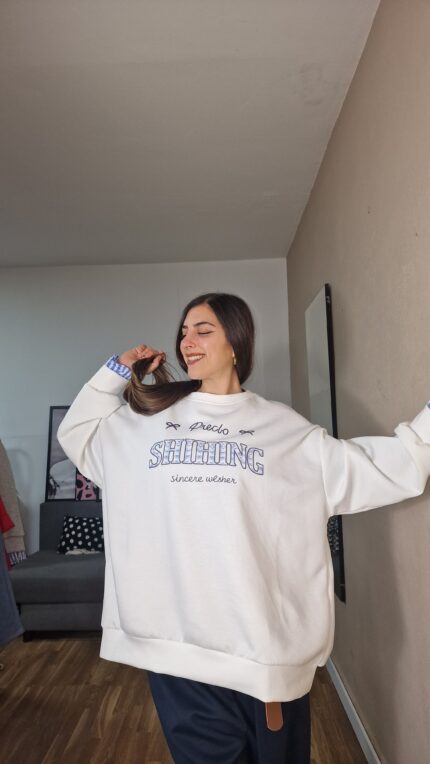 SUDADERA CURVI CON VICHY