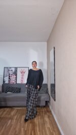 PANTALON CURVI CUADROS