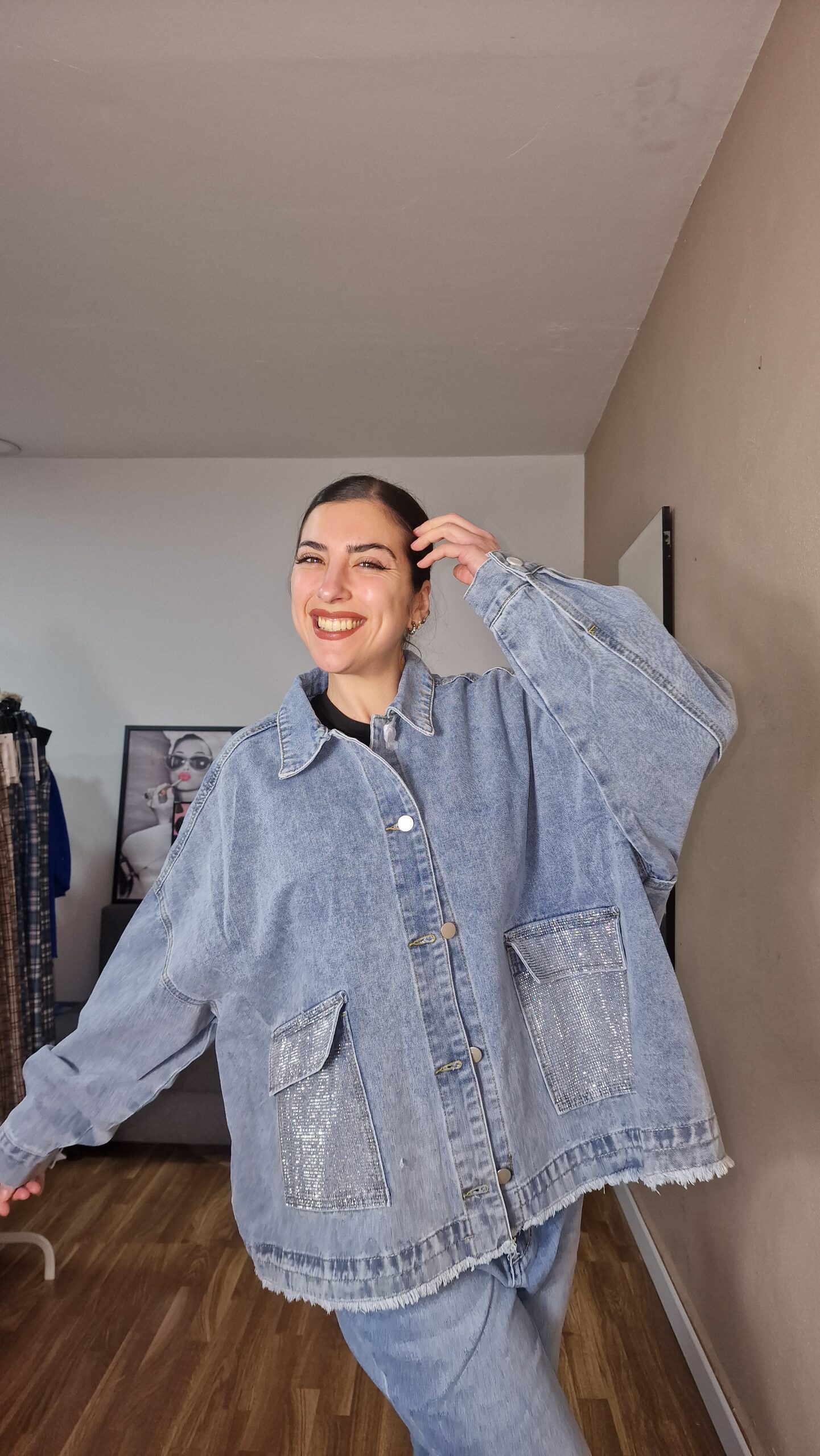 20260124_130129 CHAQUETA CURVI DENIM BRILLOS - Imagen 1