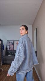 CHAQUETA CURVI DENIM BRILLOS - Imagen 5