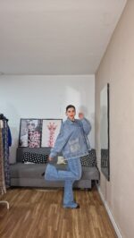 JEANS CURVI BOTONES - Imagen 2