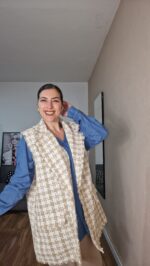 CHALECO CURVI VICHY - Imagen 2