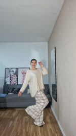 PANTALON SEMICURVI CUADROS - Imagen 8