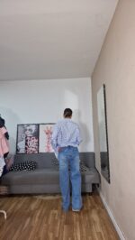 JEANS CURVI CINTURA ENGOMADA - Imagen 3