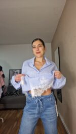 JEANS CURVI CINTURA ENGOMADA - Imagen 5