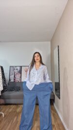 JEANS CURVI ANCHO ELASTICO - Imagen 7