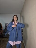 CHAQUETA CURVI DENIM FLUIDA - Imagen 2