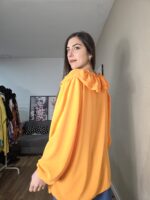 BLUSA CURVI VOLANTE CUELLO - Imagen 6