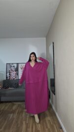 VESTIDO CURVI PLISADO - Imagen 2