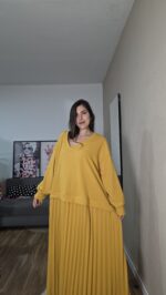 VESTIDO CURVI PLISADO - Imagen 7