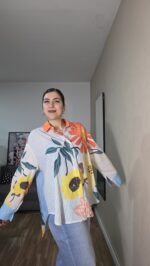 CAMISA SEMICURVI/CURVI GIRASOLES - Imagen 3