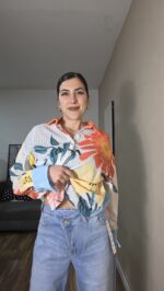 CAMISA SEMICURVI/CURVI GIRASOLES - Imagen 5