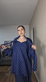 CAMISA CURVI LUNARES LAZADA - Imagen 2