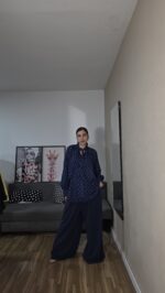 PANTALON CURVI ANCHO LISO - Imagen 2