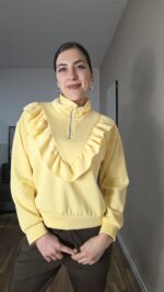 SUDADERA TALLA PEQUEÑA VOLANTE - Imagen 2