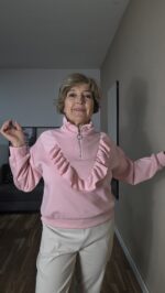 SUDADERA TALLA PEQUEÑA VOLANTE - Imagen 4