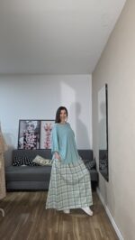 FALDA CURVI CUADROS - Imagen 4