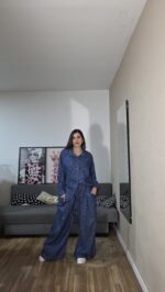 PANTALON CURVI DENIM RAYAS