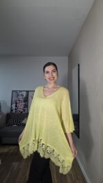 JERSEY CURVI BRILLO ENCAJE - Imagen 3