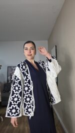 REBECA SEMICURVI CROCHET FLORES - Imagen 8