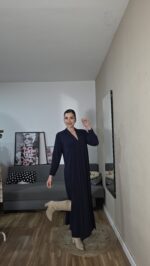 VESTIDO SEMICURVI PICO ELASTICO - Imagen 8