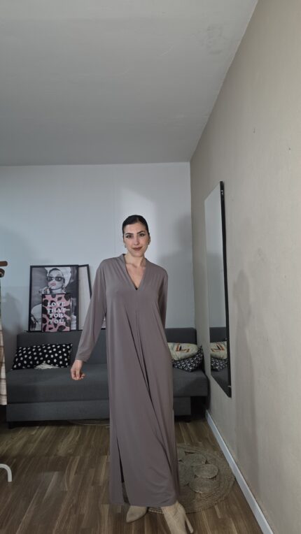 VESTIDO SEMICURVI PICO ELASTICO