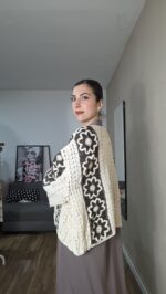 REBECA SEMICURVI CROCHET FLORES - Imagen 6