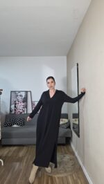 VESTIDO SEMICURVI PICO ELASTICO - Imagen 2