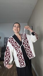 REBECA SEMICURVI CROCHET FLORES - Imagen 3