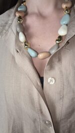 COLLAR PIEDRAS PASTEL - Imagen 4