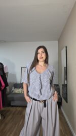 CAMISA CURVI VOLANTE VICHY - Imagen 7