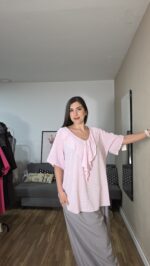 CAMISA CURVI VOLANTE VICHY - Imagen 3