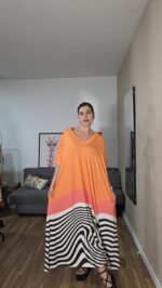 VESTIDO CURVI CALABAZA - Imagen 4