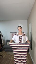 CONJUNTO CURVI/SEMICURVI FALDA RAYAS - Imagen 6