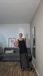 FALDA CURVI LUNARES SATEN - Imagen 9