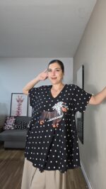 CAMISETA CURVI PERRO LUNARES - Imagen 2