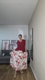 FALDA CURVI FLORES - Imagen 4