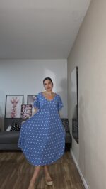 VESTIDO CURVI VOLANTE LUNARES - Imagen 2