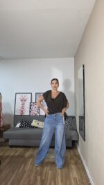 JEANS CURVI DEGASTADOS