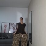 PANTALON CURVI ELASTICO LEOPARDO