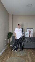PANTALON CURVI ELASTICO LUNARES - Imagen 2