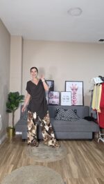 PANTALON CURVI ELASTICO MARMOLADO