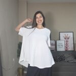 CAMISETA CURVI EVASE DRAPEADA