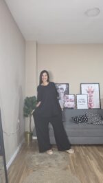 PANTALON CURVI DRAPEADO
