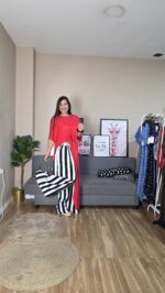 PANTALON CURVI BLANCO Y NEGRO - Imagen 3