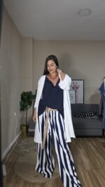 PANTALON CURVI RAYAS AZUL - Imagen 6