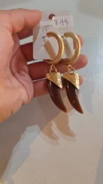 PENDIENTES CUERNO - Imagen 3