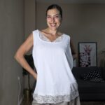 CAMISETA SEMICURVI ENCAJE