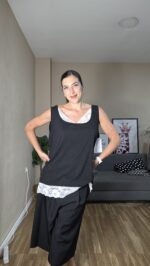 CAMISETA SEMICURVI ENCAJE - Imagen 8